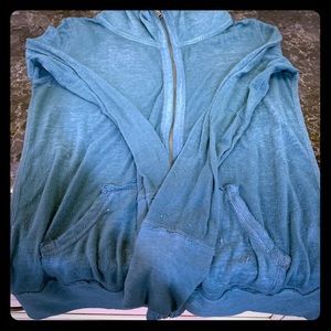 Maurice’s lightweight green jacket